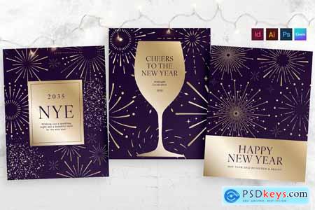 New Years Eve Poster Flyer Template