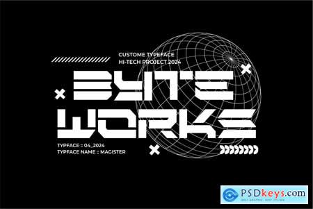 Magister  Futuristic Typeface