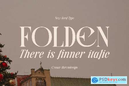 Folden - Serif Display Font
