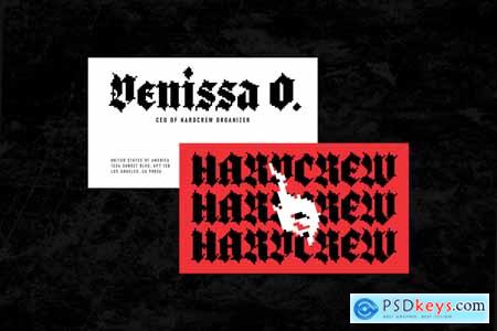 Most Wave - Pixelate Blackletter Game Font