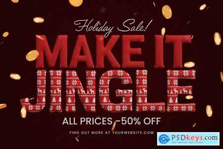 Knit - Christmas Sweater Display Font