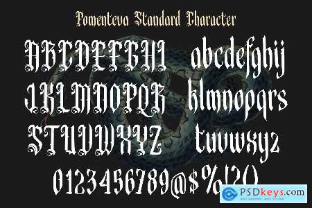 Pomenteva - Blackletter Typeface