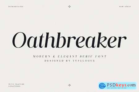Oathbreaker - Modern Serif