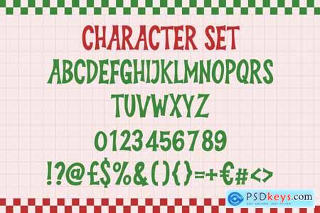 Pizzalia Playful Food Font