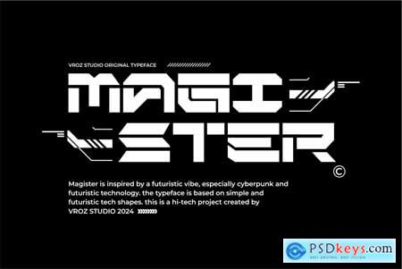Magister  Futuristic Typeface