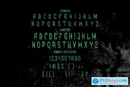Metagra Metal Font