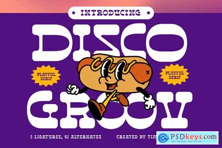 Disco Groov - Playful Serif Font