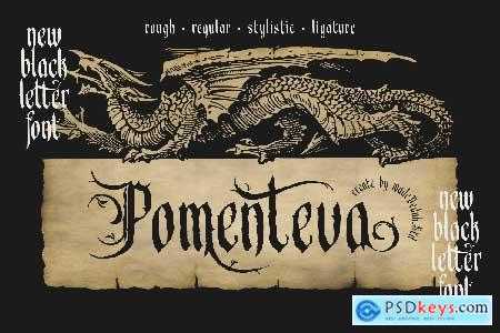 Pomenteva - Blackletter Typeface