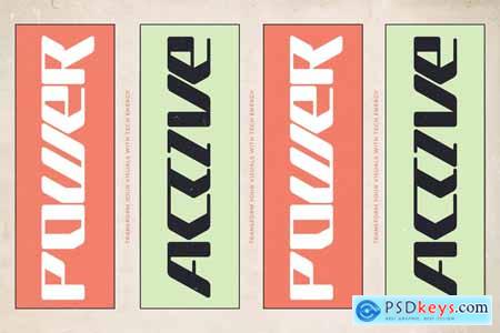 Cyber Motion - New Futuristic Display Font