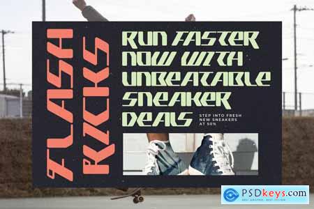 Cyber Motion - New Futuristic Display Font