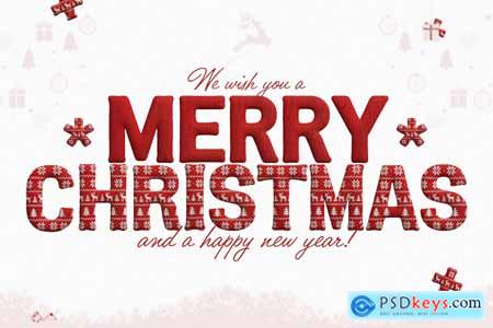 Knit - Christmas Sweater Display Font