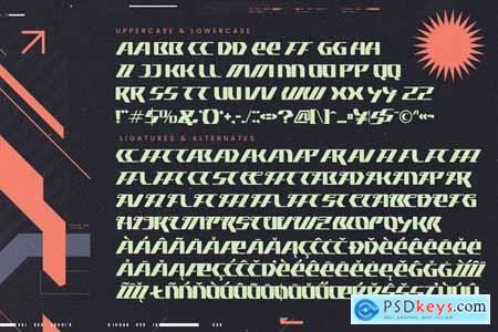 Cyber Motion - New Futuristic Display Font