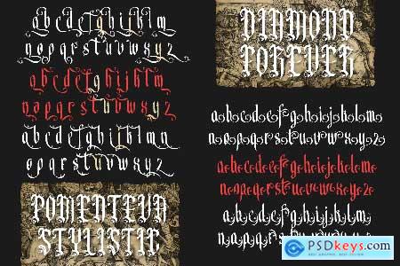Pomenteva - Blackletter Typeface