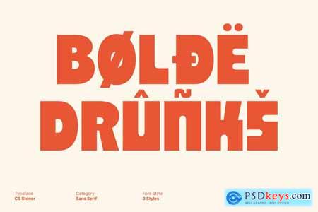 Stoner  Display Typeface
