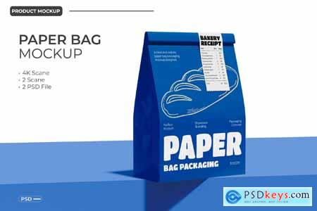 Paper Bag Packaging Mockup