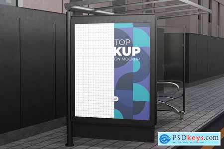 Bus Stop Mockup #03