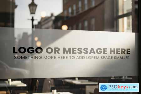 Bar Restaurant Store Front Window Mockups