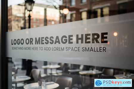 Bar Restaurant Store Front Window Mockups
