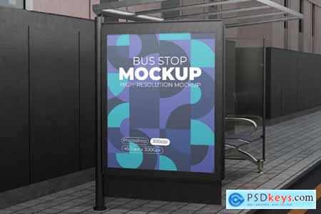 Bus Stop Mockup #03