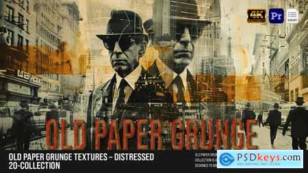 Old Paper Grunge Textures  Distressed Wrinkled Surface Collection For MOGRT 60896262