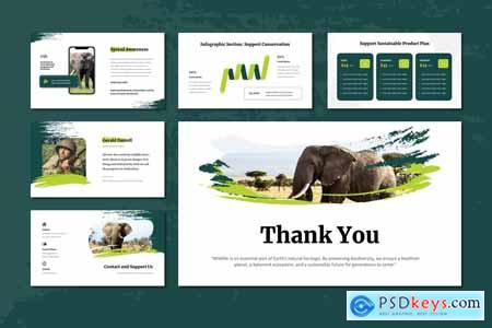 Elephant - Wildlife PowerPoint