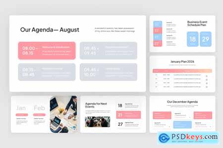2026 Business Calendar PowerPoint