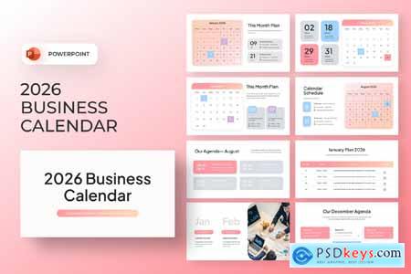 2026 Business Calendar PowerPoint