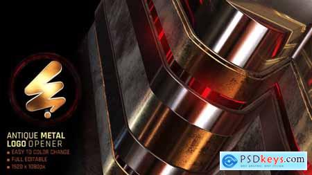 Antique METAL Logo Opener Modern Glossy Logo Reveal 60823722 Antique METAL Logo Opener Modern Glossy Logo Reveal 60823722