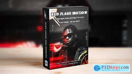 Motion Zoom Red Flash Effect for Premiere Pro  For Reels, TikTok and Shorts 60984601