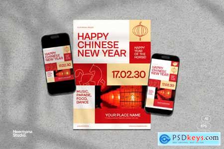 Happy Chinese New Year Flyer