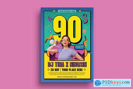 90s Party Flyer