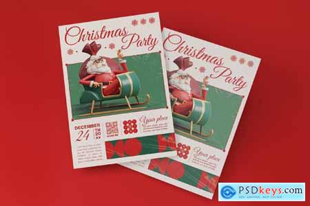 Christmas Party Flyer 6J9VQUE
